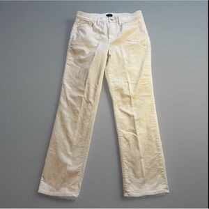 J. Crew Corduroy Pants Cream Straight Leg Women's Size 29‎